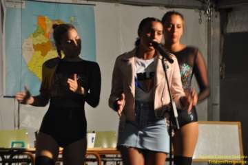 Lección escolar en el pregón de San Roque (Foto TF)